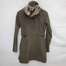 WOMEN'S THE NORTH FACE 'LANEY TRENCH II' OLIVE HOODED JACKET SZ XS alternative image