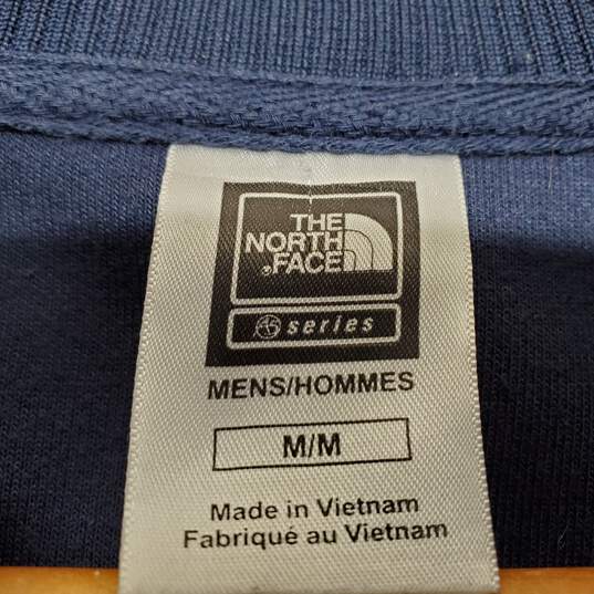 The North Face Jacket Navy Blue with Off-White Strips Mens M image number 3