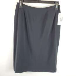 Kasper Women Black Midi Pencil Skirt Sz 6P NWT