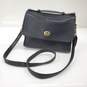 Vintage Coach Black Leather Turnlock Shoulder Bag image number 1