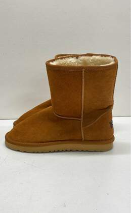 UGG Classic Short Brown Suede Shearling Boots Women's Size 9