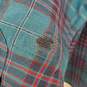 Pendleton Vintage Teal & Blue Wool Plaid Snap Button Shirt MN Size L image number 4