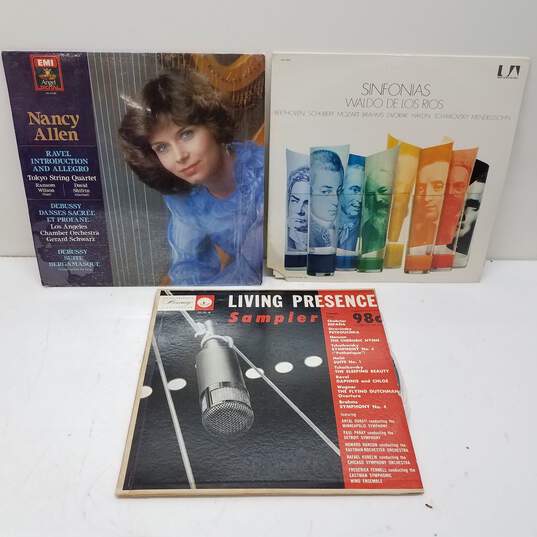 Vintage LP Vinyl Records Lot Classical String Quartet Symphony Music image number 1