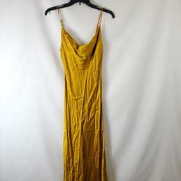 Zara Woman Women Mustard Dress XS
