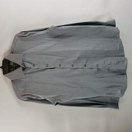 Kenneth Cole Mens Grey Dress Shirt