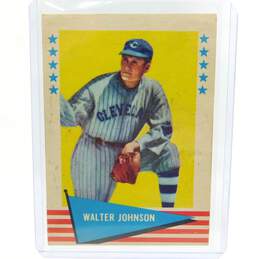 1961 HOF Walter Big Train Johnson Fleer Baseball Greats #49 Senators Indians