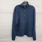 Burberry Brit Men's Blue 1/4 Zip Long Sleeve Sweater Size L - AUTHENTICATED image number 1