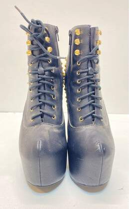 Jeffrey Campbell Damsel Spiked Platform Heel Boots Black 9 alternative image