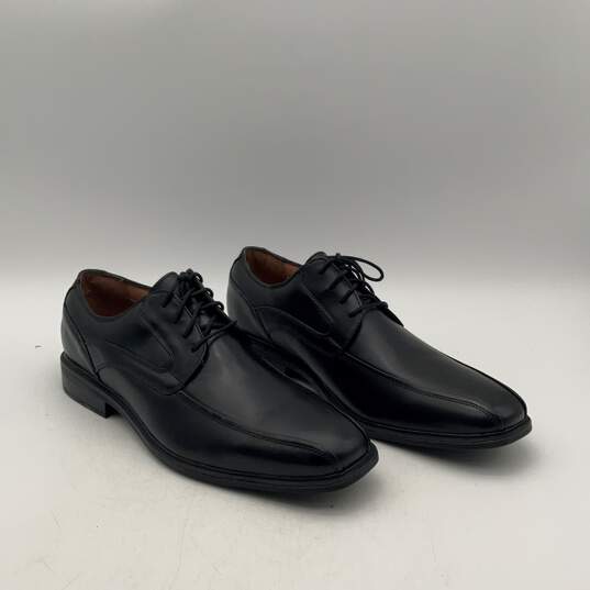 G. H. Bass & Co. Mens Black Low Top Square Toe Lace Up Oxford Dress Shoes Sz 13 image number 2