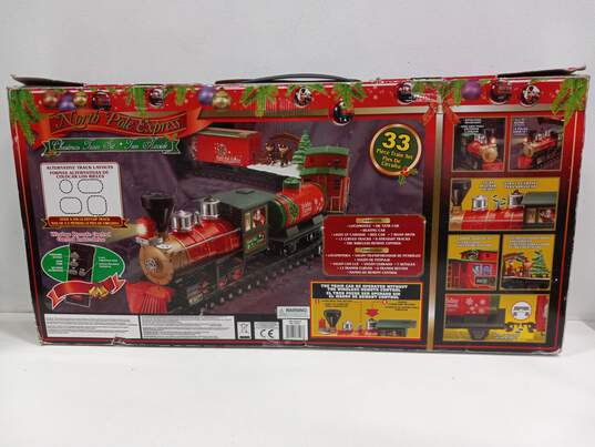 North Pole Christmas Train Express Set In Box image number 15