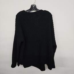 AMERICAN EAGLE Black Knit Sweater alternative image