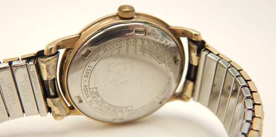 Vintage Lord Elgin Self Winding 30 Jewels Gold Tone Wrist Watch 54.3g image number 4