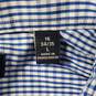 NWT Mens Check Regular Fit Long Sleeve Collared Dress Shirt Size Large image number 4