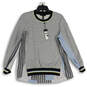 NWT Womens Gray Long Sleeve Crew Neck Pullover Sweatshirt Size XXS image number 1