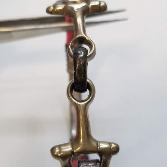 Sterling Silver Horsebit Equestrian Bracelet 31.9g image number 3