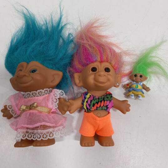 Bundle of Assorted Troll Dolls w/ Accessories image number 5