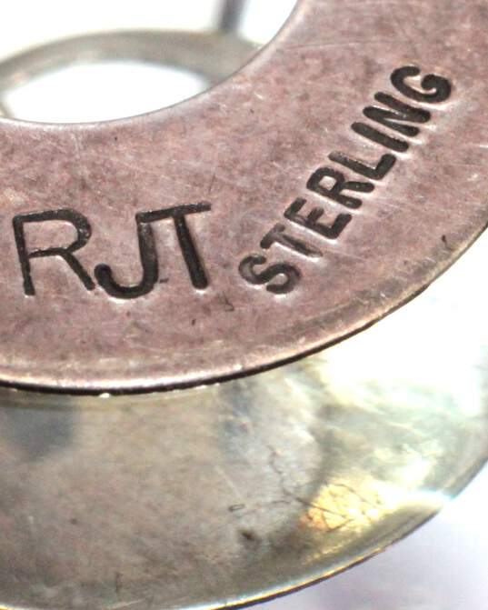 Artisan RJT Sterling Silver Dangle Earrings image number 5