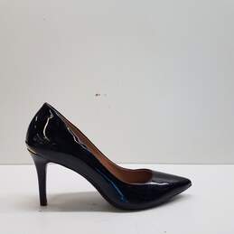 Calvin Klein Patent Gayle Pump Heels Black 6