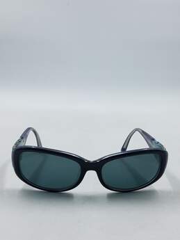 Vera Wang Black Oval Embellished Sunglasses alternative image