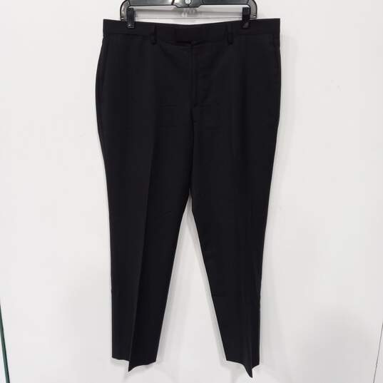 Banana Republic Black Standard Fit Dress Pants Size 34X30 image number 1