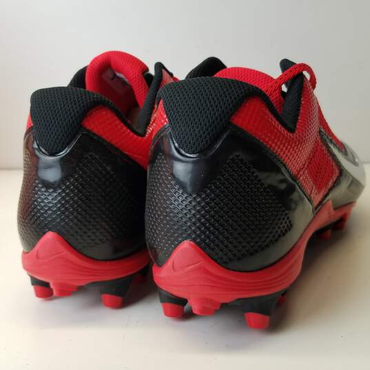 Nike Alpha Pro TD Football Cleats Red Mens Size 13 image number 7