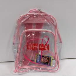Lady Gaga Pink/Clear Joanne World Tour VIP Backpack