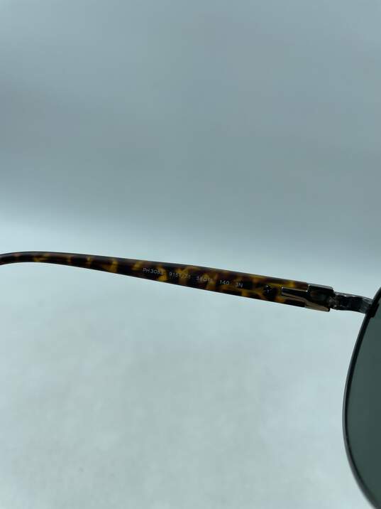 Ralph Lauren Gunmetal Aviator Sunglasses image number 6