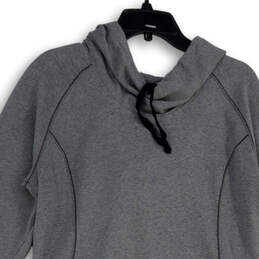 Womens Omni-Wick Gray Long Sleeve Pockets Hooded Sweater Dress Size XL alternative image