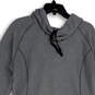 Womens Omni-Wick Gray Long Sleeve Pockets Hooded Sweater Dress Size XL image number 2
