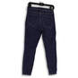 Womens Blue Dark Wash Stretch Denim Skinny Leg Jegging Jeans Size 28/6 image number 2