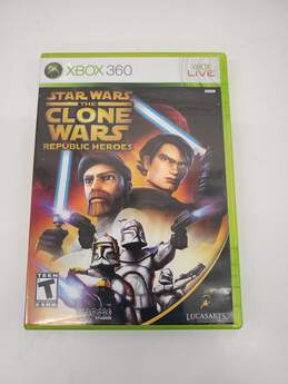 Xbox 360 Star Wars Xbox Lot The Clone Wars Game disc Untested