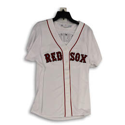 Womens White Boston Red Sox Mookie Betts #50 MLB Baseball Jersey Size XXL
