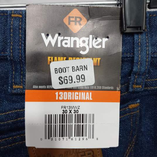 Wrangler Flame Resistant Jeans Men's Size 30x30 image number 3