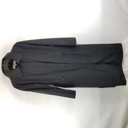 Anne Klein Women Black Trenchcoat Size 6