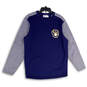 Mens Blue Milwaukee Brewers Crew Neck Long Sleeve Athletic T-Shirt Size M image number 1