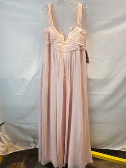 Azazie Blushing Pink Millie Sleeveless Dress Women's Size A18 alternative image