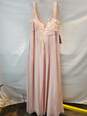 Azazie Blushing Pink Millie Sleeveless Dress Women's Size A18 image number 2