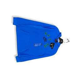 NWT Boys Blue Standard Fit Kangaroo Pocket Long Sleeve Pullover Hoodie Size XL