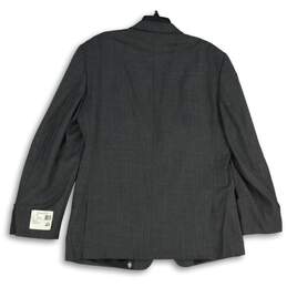 NWT Kenneth Cole Mens Charcoal Long Sleeve Three Button Sport Blazer Size 46R alternative image
