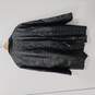Maggie Barnes Men's Black Leather Coat Size 3X image number 4
