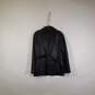 Womens Leather Long Sleeve Full-Zip Collared Jacket Size Small image number 1