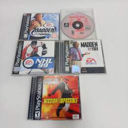 Bundle of 5 Assorted PlayStation Video Games alternative image