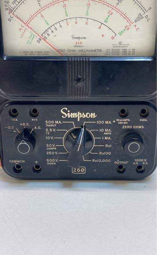 Simpson 260-8 Analog VOM Meter image number 4