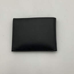 Mens Black Leather Multiple Card Slots Inner Dividers Bifold Wallet alternative image