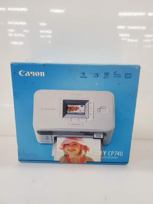 Canon Compact Photo Printer, SELPHY CD740 Untested image number 1