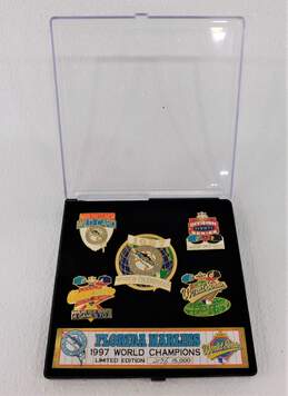 Florida Marlins 1997 World Series Champions Limited Edition Pin Set