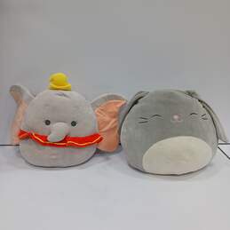 Squishmallow Dumbo & Blake the Bunny Plush Toys 2pc Bundle