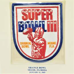 Willabee & Ward 1969 Super Bowl Patch 3 New York/Baltimore alternative image