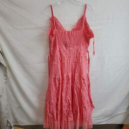 Connected Apparel Pink Sleeveless Dress Women's Size XL alternative image