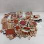 Bundle of Assorted Wooden Rubber Stamps & Craft Brads image number 1